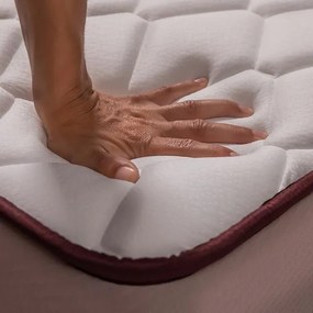 Colchão Flow PureVital 1900 200x200 multicamadas com viscoelástico e altura de 21 cm