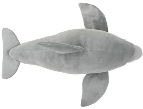 Golfinho de peluche cinzento