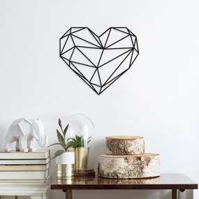Acessório Decorativo de Parede Metal-014 – Preto – 47 x 40 cm