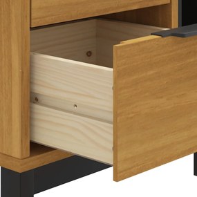 Mesa de cabeceira FLAM 49x35x50 cm madeira de pinho maciça