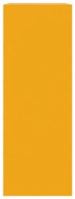 Aparador 67x39x107 cm aço amarelo mostarda