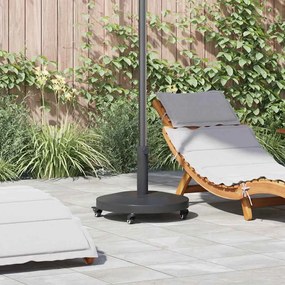 vidaXL Base de Guarda-sol Externo Cinzento escuro 48 x 48 x 32 cm