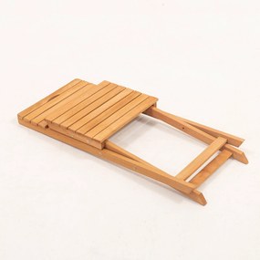 Conjunto de Mesa e Cadeiras de Jardim My001A – Natural Creme – 50x72x5