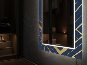 Espelho LED com decoração D7