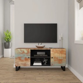 vidaXL móvel de TV 105x33x46 cm madeira recuperada maciça