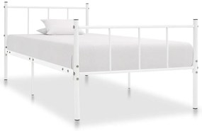 Estrutura de cama metal 90x200 cm branco
