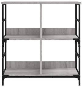 Estante 78,5x33x82 cm derivados de madeira cinzento sonoma