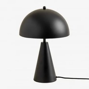 Candeeiro De Mesa Em Ferro Jaliya Preto - Sklum