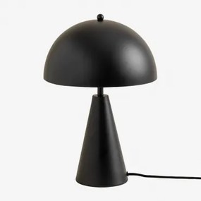 Lâmpada De Mesa Em Metal Jaliya Preto - Sklum