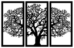 Acessório Decorativo de Parede Ağaç 5 – Preto – 66 x 105 cm
