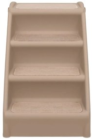 Escadas para cães dobráveis 62x40x49,5 cm castanho