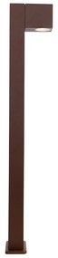 Candeeiro de pé exterior industrial castanho ferrugem 80 cm IP44 - Baleno Industrial,Moderno