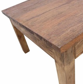 Mesa de centro madeira de mogno maciça 96x73x45 cm