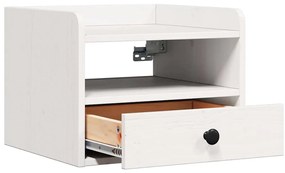 Mesas de cabeceira com gaveta 2 pcs Branco 38 x 36 x 29,5 cm