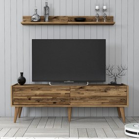 Unidade de TV Valensiya – Nogueira – 140x35x45 cm