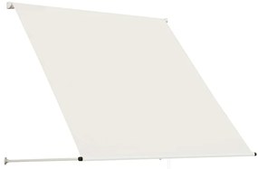 Toldo retrátil 150x150 cm creme