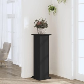 Suporte para plantas 33x33x100 cm derivados de madeira preto