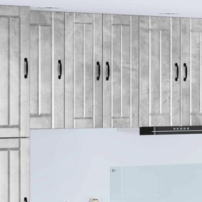 vidaXL Armário de Cozinha 2 pcs Cinzento 30 x 31 x 80 cm