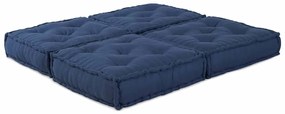 Puffes Modulares - 2 Pack em Tecido Indigo