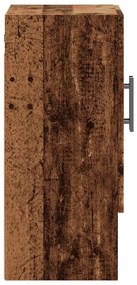 Armário parede 60x31x70 cm derivados de madeira madeira velha
