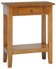 vidaXL Mesa consola c/ gaveta 60x30x75 cm madeira de mogno maciça
