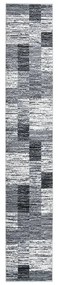 vidaXL Passadeira 60x350 cm polipropileno cinzento
