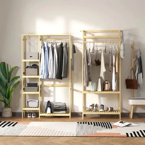 Charriot Tejo – 90x30x155 cm – Bambu Natural – Design Natura