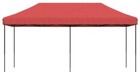 Tenda para festas pop-up dobrável 580x292x315 cm bordô