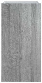 Móvel de TV 30,5x30x60 cm derivados de madeira cinzento sonoma