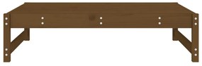Apoio de pés para jardim 120x80 cm pinho maciço castanho-mel