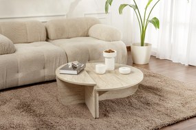 Mesa de Centro "Orion" – Travertine, Conjunto Modular, 90x60x30 cm, De