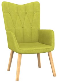 Cadeira de descanso tecido verde