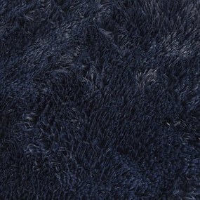 Tapete shaggy de pelo alto NAVARRA 120x170 cm azul-marinho