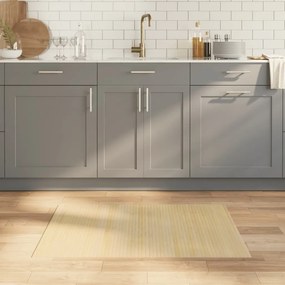 vidaXL Tapete retangular 70x100 cm bambu cor natural clara