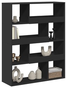 Estante 100x33x125,5 cm derivados de madeira preto