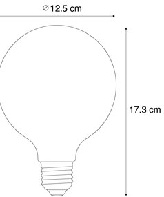 Lâmpada LED E27 de Natal G125 Transparente 1.8W 100 lm