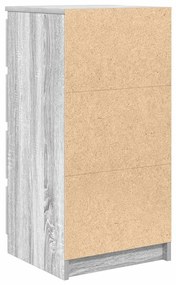 Aparador 37,5x35x76 cm derivados de madeira cinzento sonoma