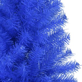 Árvore de Natal artificial com suporte 180 cm PVC azul