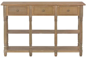 Mesa consola 110x30x76 cm derivados de madeira