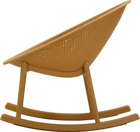 CADEIRA BALOIÇO IBIZA ROCHING 66X88X80 CM (ALTURA DO ASSENTO 38 CM) AMARELO