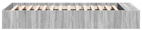 Estrutura cama 100x200 cm derivados de madeira cinzento sonoma