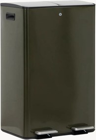 Caixote do lixo duplo com pedal Sort, 30 L + 30 L