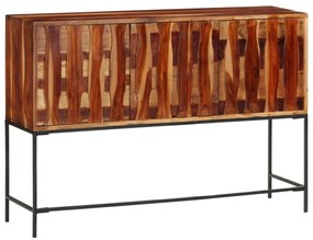 vidaXL Aparador 110x28x76 cm madeira de acácia maciça