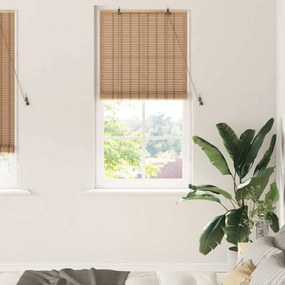 vidaXL Persianas e Sombras para Janela Marrom Claro 90 x 220 cm Bambu