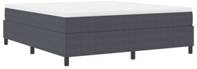 Cama Box Spring vidaXL Cinza Escuro Super King Tecido de Corduroy