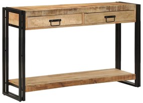 Mesa de Console vidaXL 120x33x75 cm Madeira de Mangueira Sólida