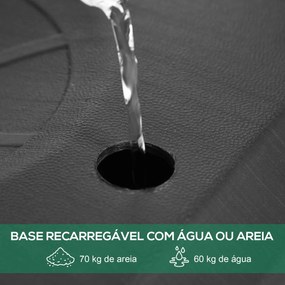 Cesta de Basquetebol com Altura Ajustável 178-208 cm Rodas Base Recarregável para Exterior 75x56x210-240 cm Amarelo e Preto