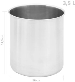 Dispensador de molhos aço inoxidável 2 x 3,5 L