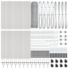 Cerca Hexagonal vidaXL 0,4x100 m Aço Galvanizado