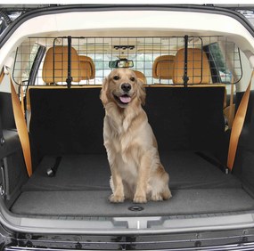 PawHut Grade de Segurança de Carro para Cães Extensível Universal Grad